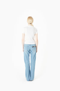C-LOGO GATHERED TOP