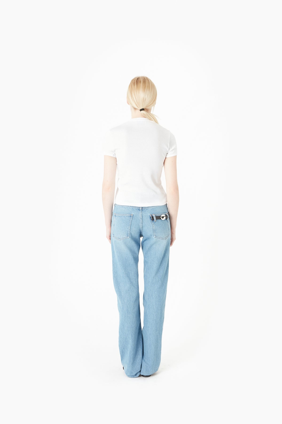 C-LOGO GATHERED TOP