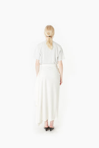 ZERO WASTE DRAPED LONG SKIRT