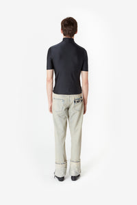 HIGH NECK FITTED TOP