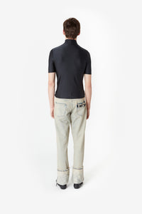 HIGH NECK FITTED TOP