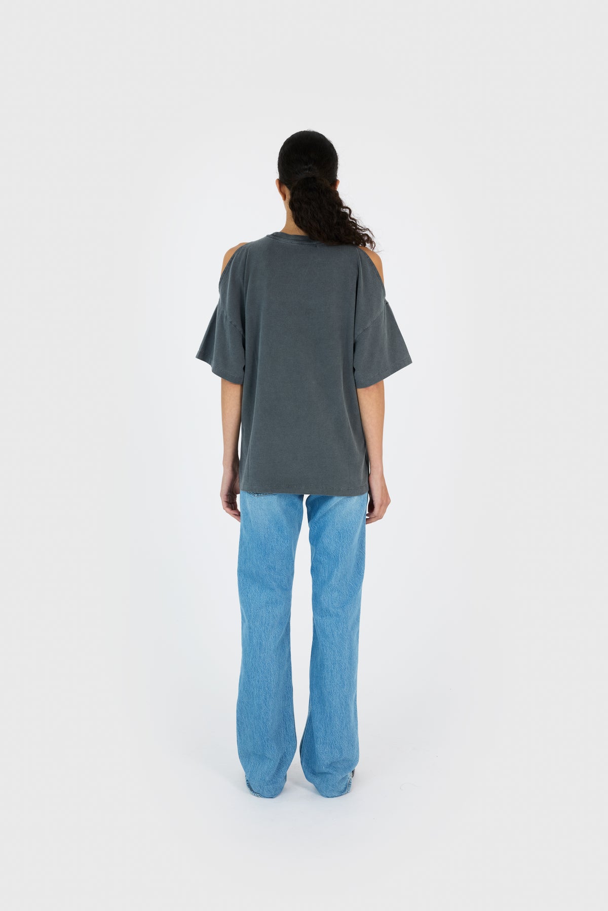 OPEN SHOULDER T-SHIRT
