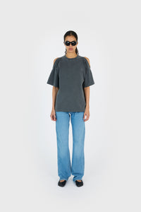 OPEN SHOULDER T-SHIRT