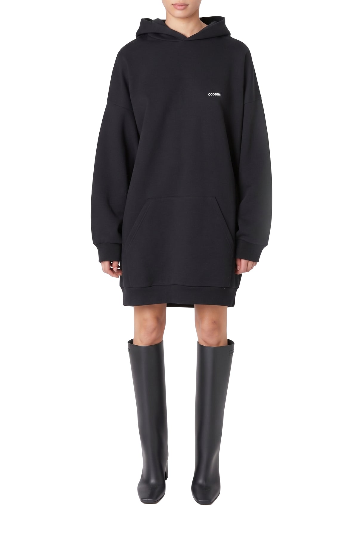 Robe à capuche Horn - Black