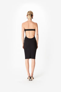 BUSTIER OPENBACK DRESS