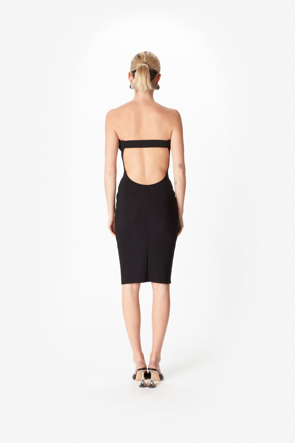 BUSTIER OPENBACK DRESS