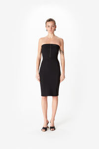 BUSTIER OPENBACK DRESS