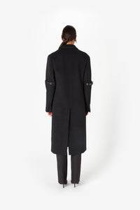 LOGO BELTED COAT