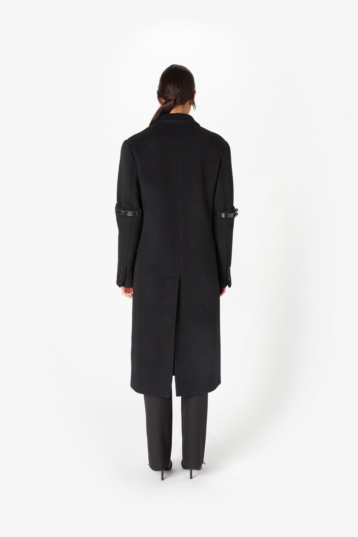 LOGO BELTED COAT