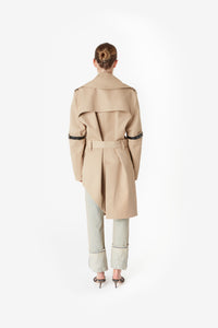 HYBRID CUT-OUT TRENCH COAT