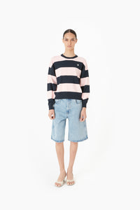 STRIPED CREWNECK SWEATER