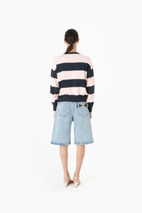 STRIPED CREWNECK SWEATER