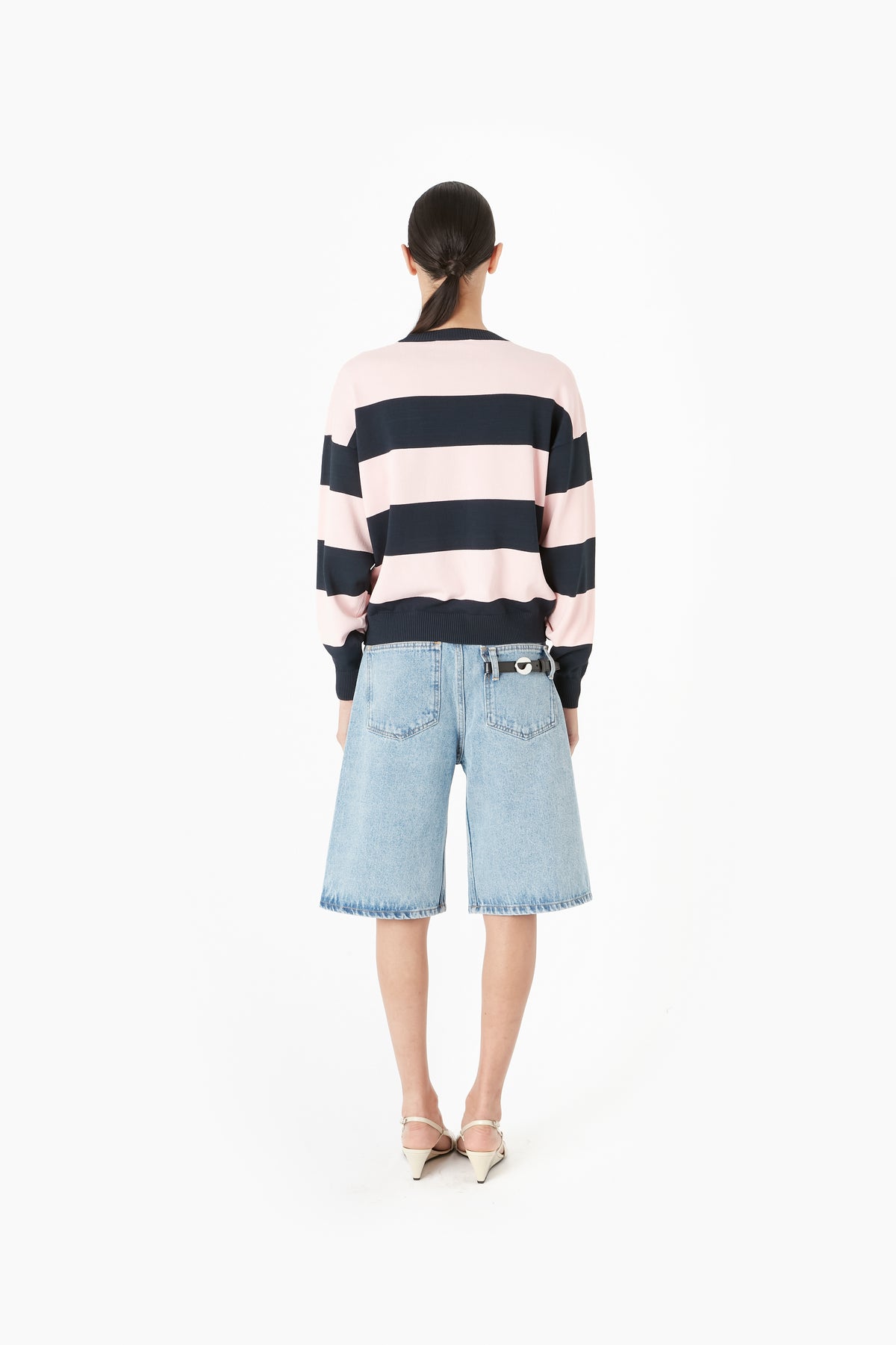 STRIPED CREWNECK SWEATER