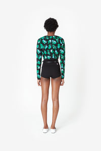 JACQUARD KNITTED CARDIGAN