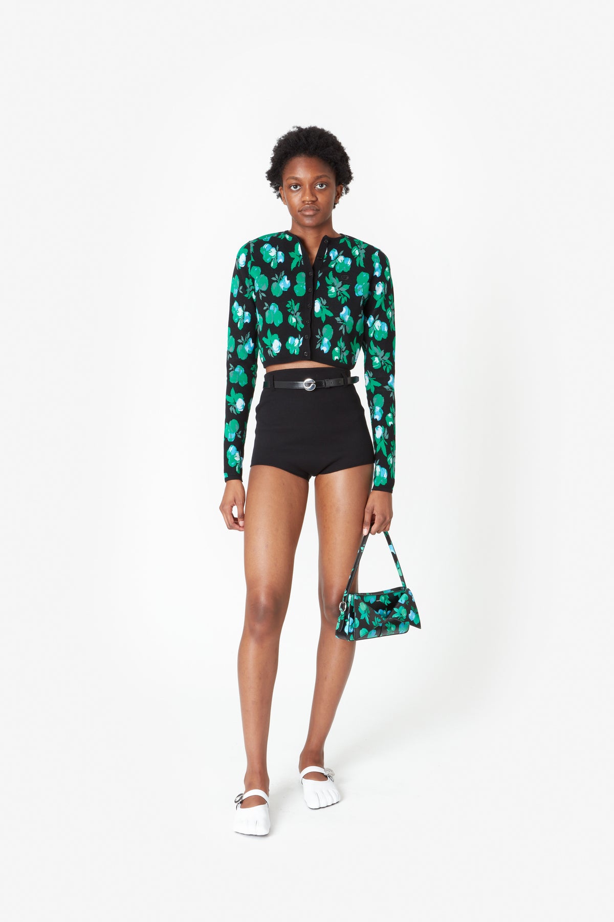 JACQUARD KNITTED CARDIGAN