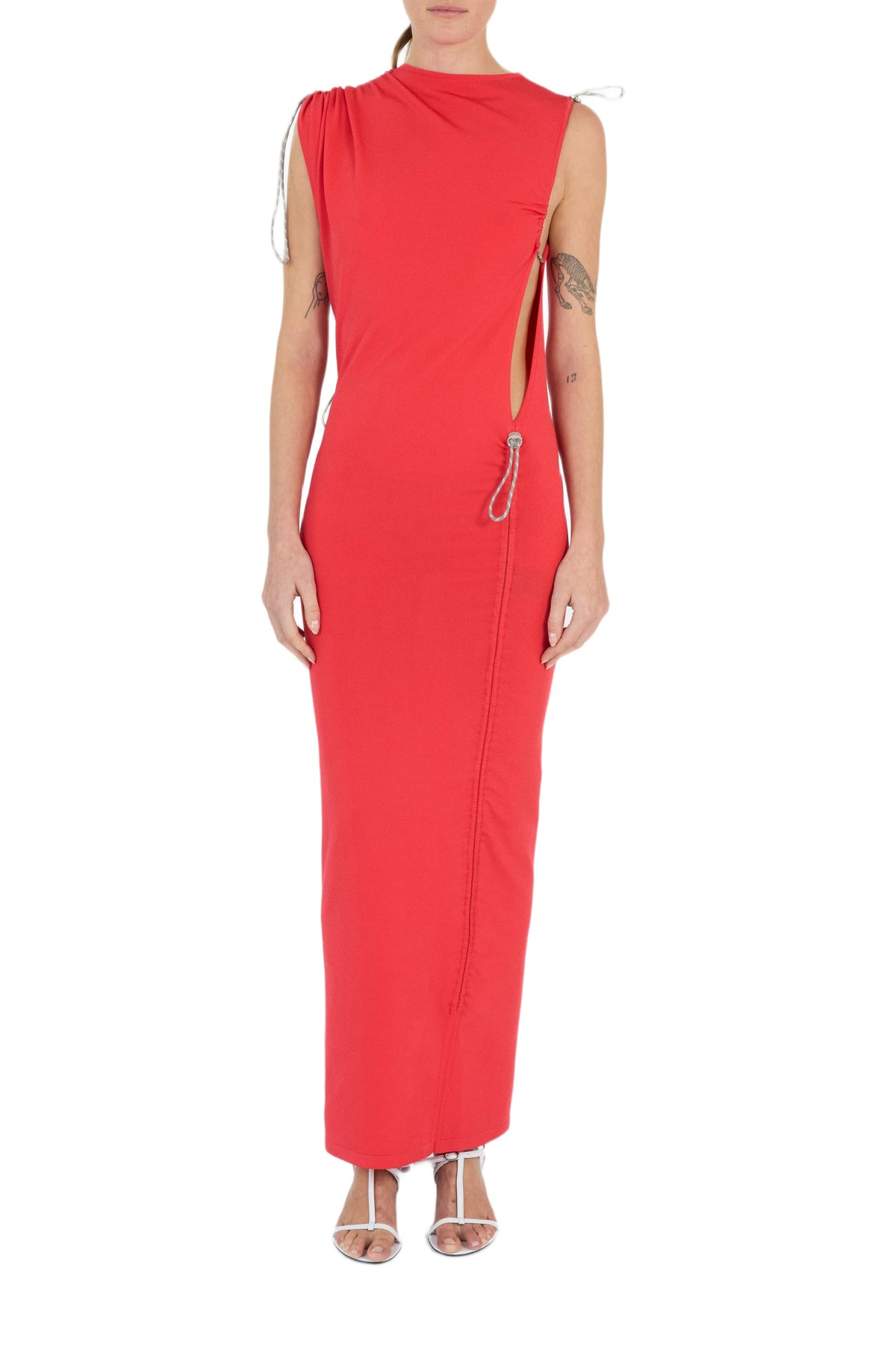 Robe ajustable en maille - Red