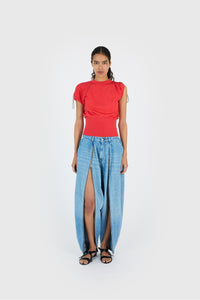 ADJUSTABLE KNIT TOP