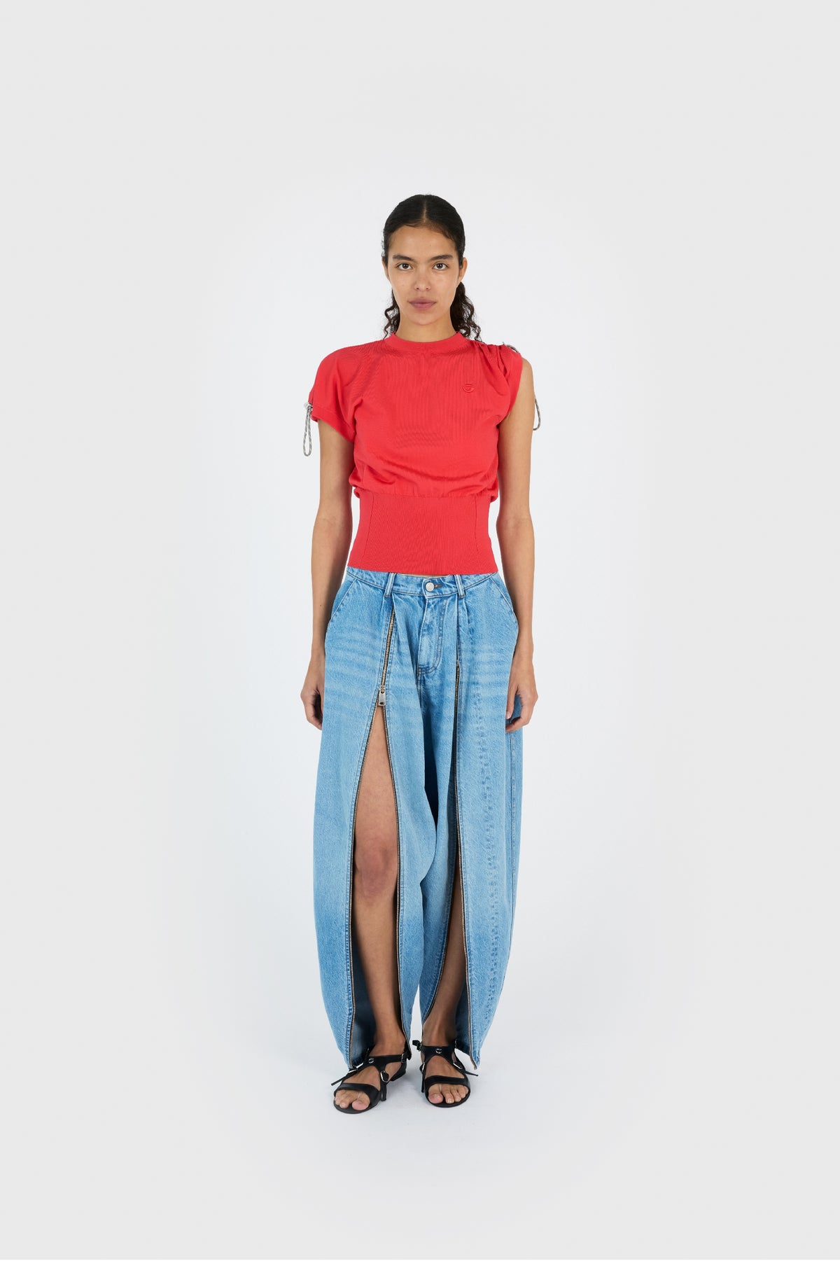 ADJUSTABLE KNIT TOP