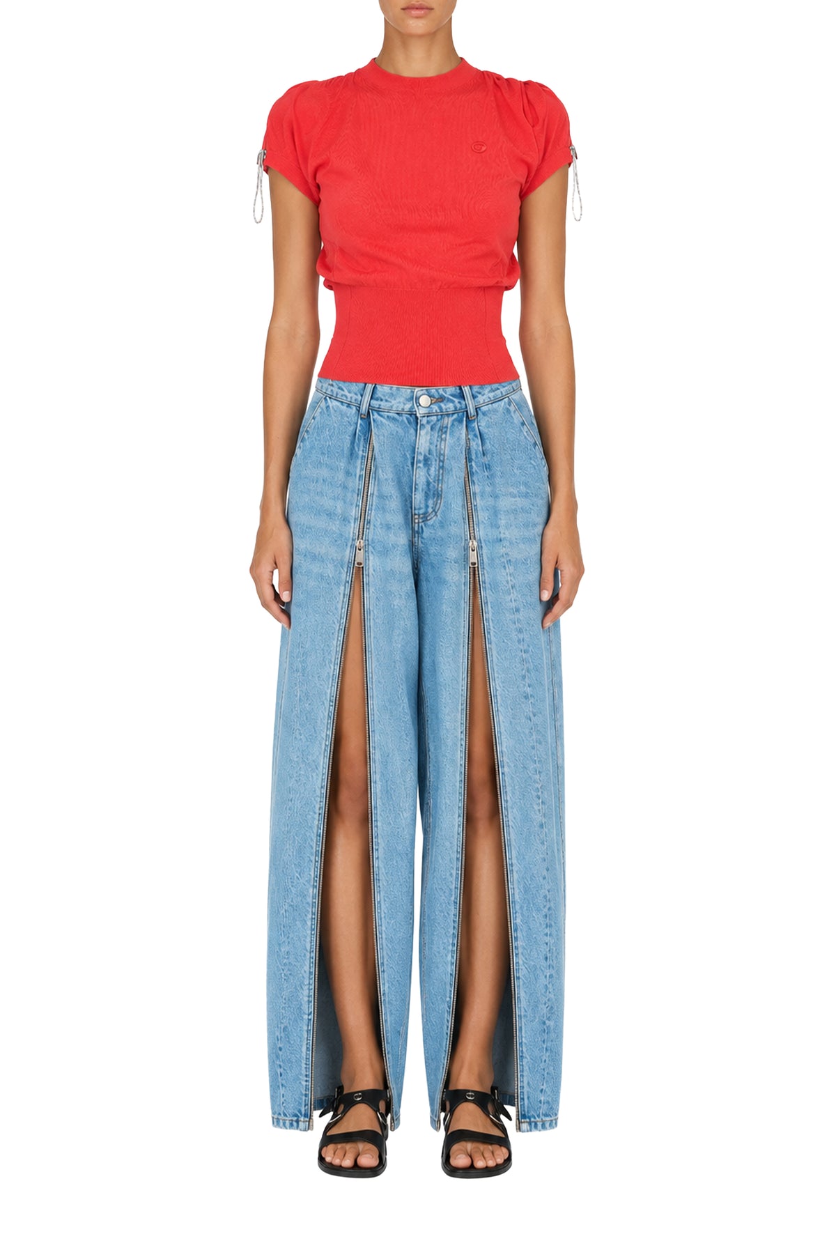 Top ajustable en maille - Red