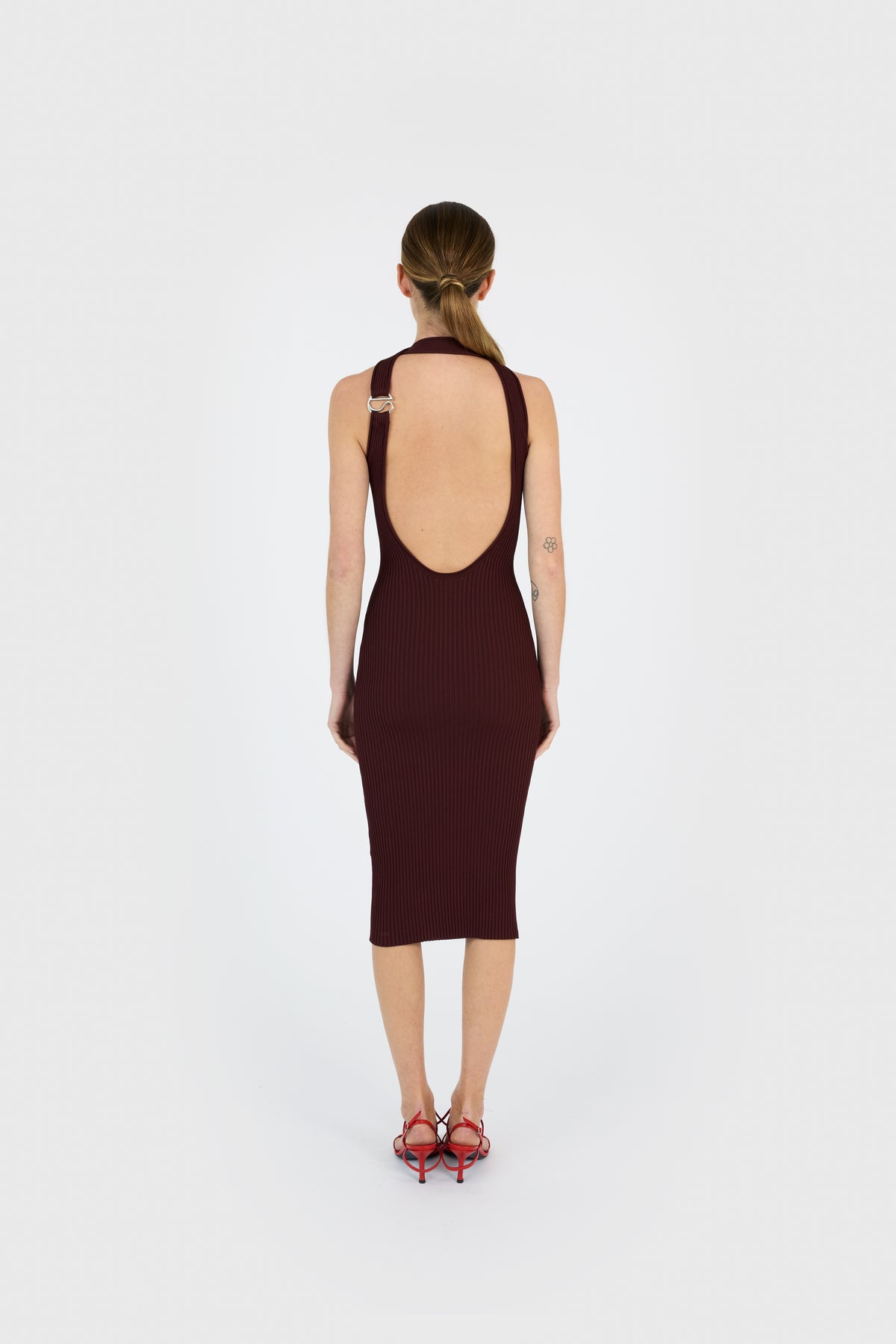 C-LOGO KNIT DRESS