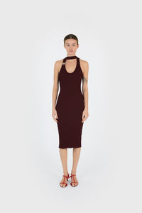C-LOGO KNIT DRESS