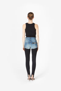 HYBRID RIB DENIM PANTS