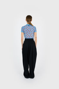 DOUBLE ZIPPED SAROUEL PANTS