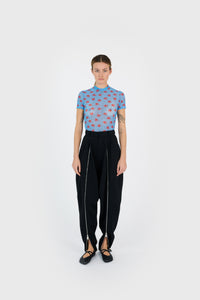DOUBLE ZIPPED SAROUEL PANTS