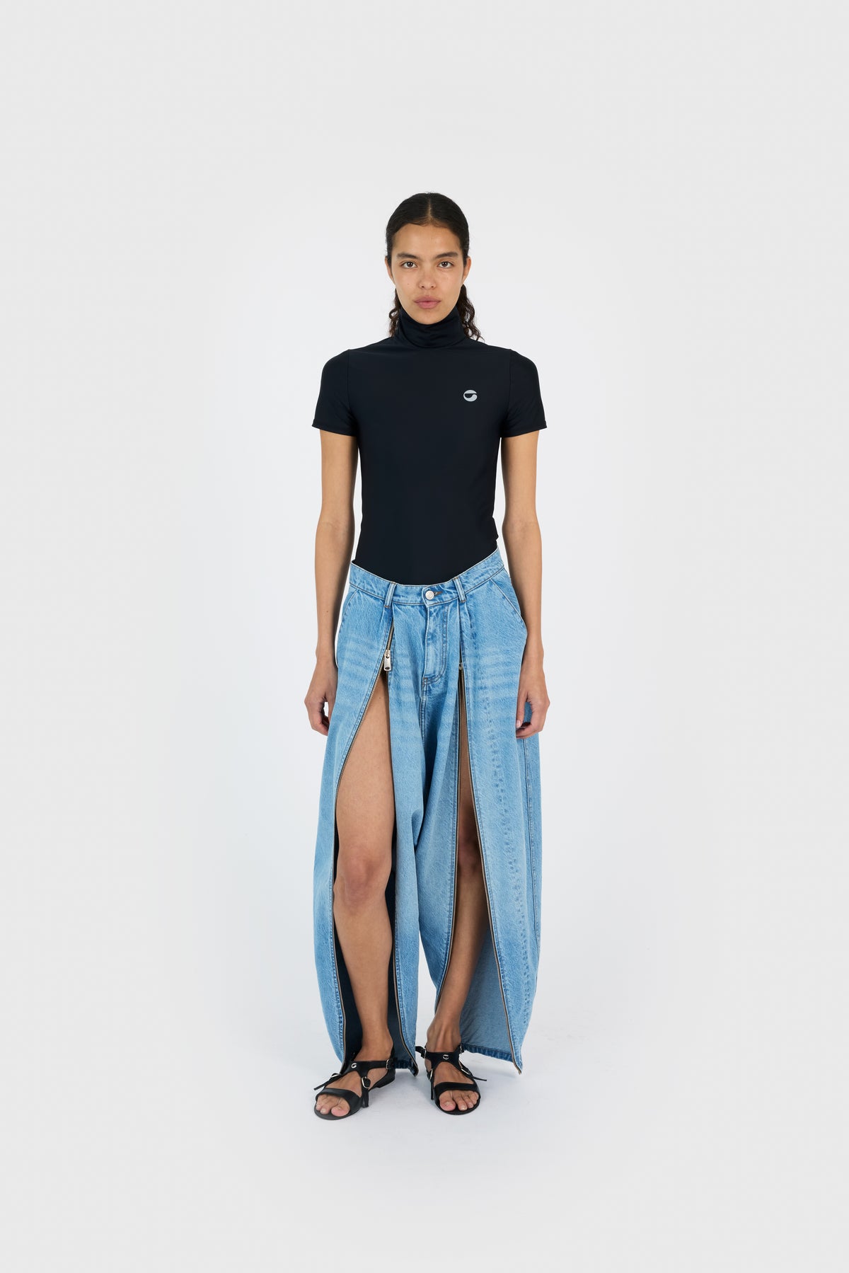 DENIM SAROUEL PANTS