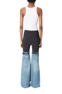 Pantalon hybride en denim - Black & Blue