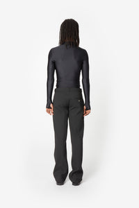 LOW RISE LOOSE TAILORED TROUSERS