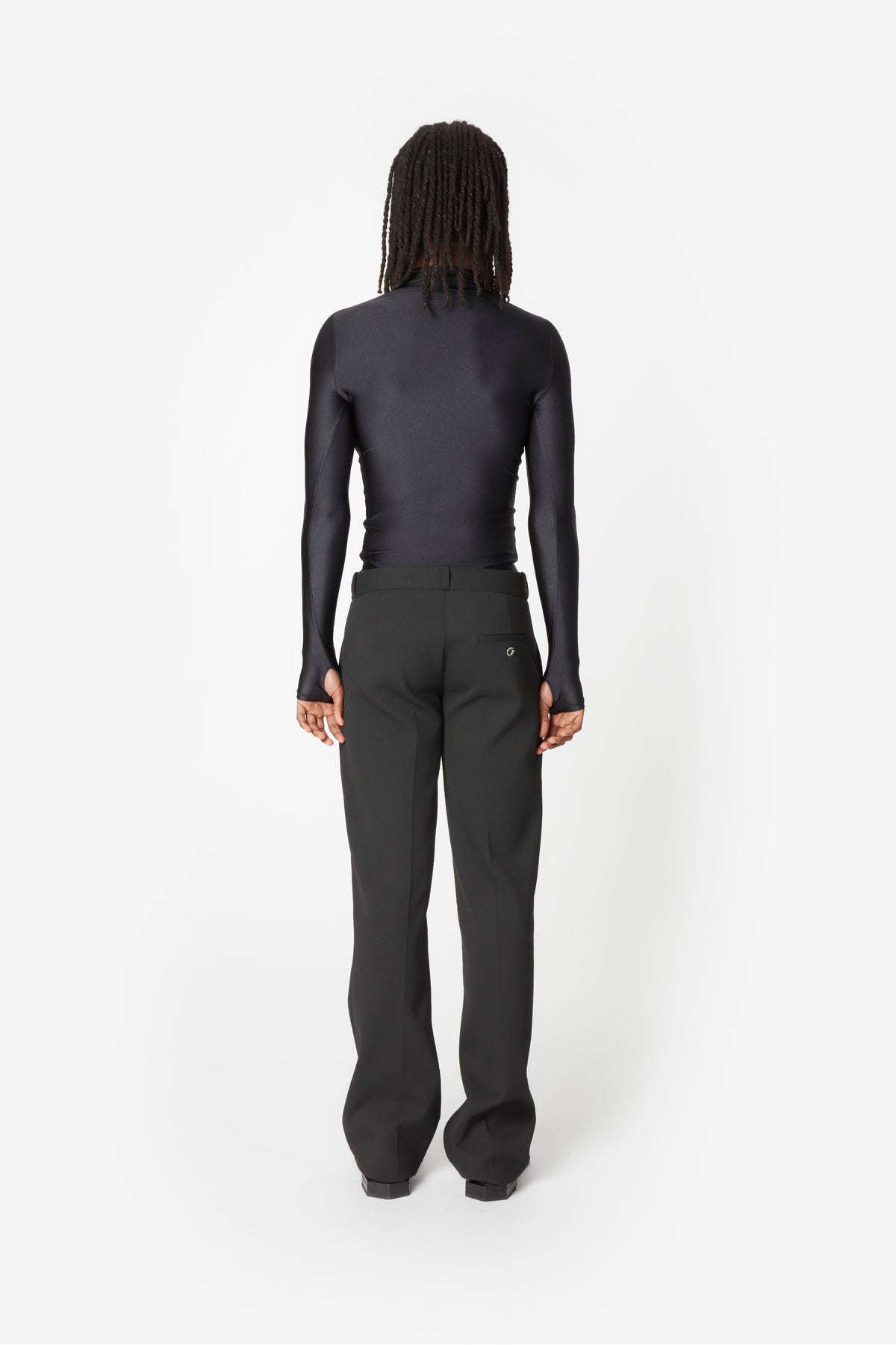 LOW RISE LOOSE TAILORED TROUSERS