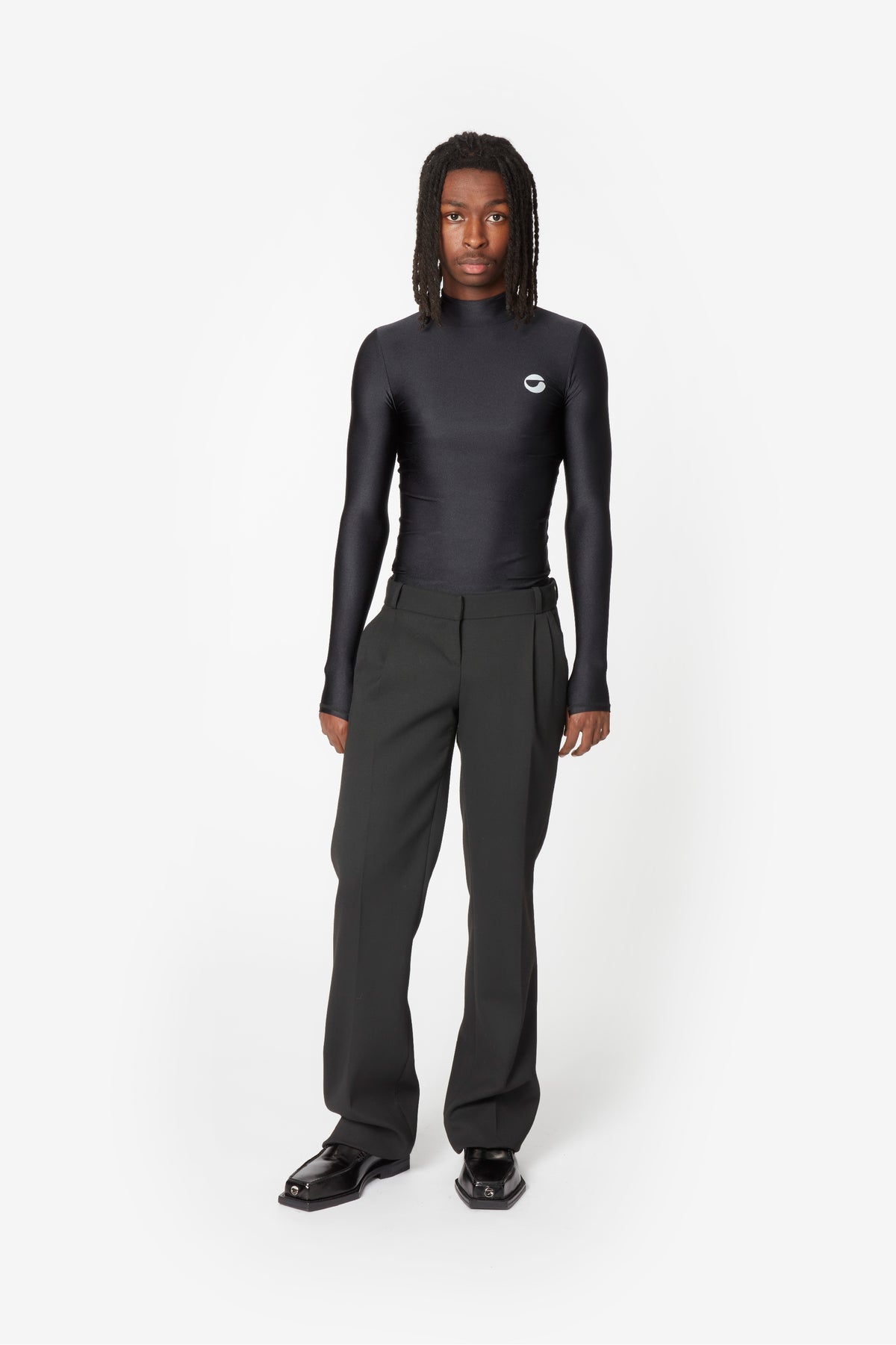 LOW RISE LOOSE TAILORED TROUSERS