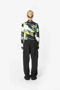 TAILORED WIDE LEG CARGO PANTS