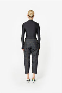 DENIM RACING TROUSERS