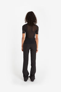 STRAIGHT TAILORED TROUSERS