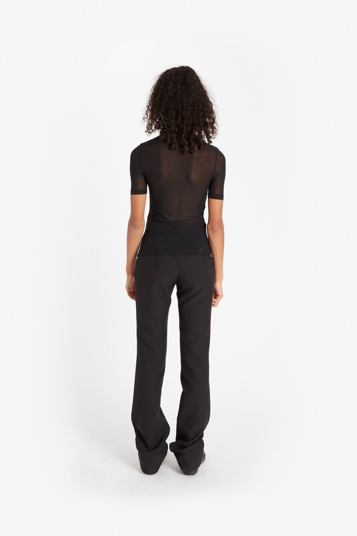 STRAIGHT TAILORED TROUSERS