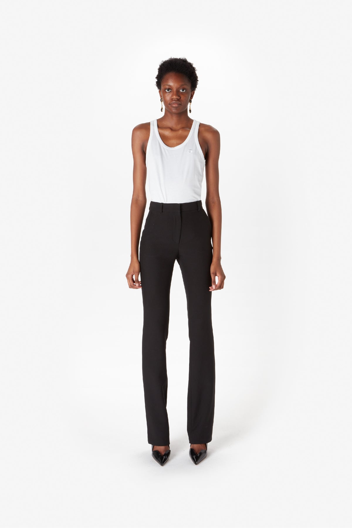 STRAIGHT TAILORED TROUSERS