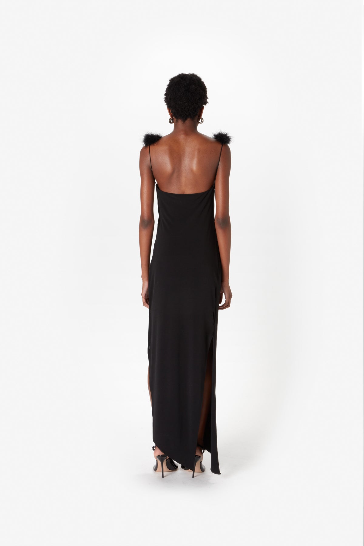 BOA JERSEY MIDI DRESS