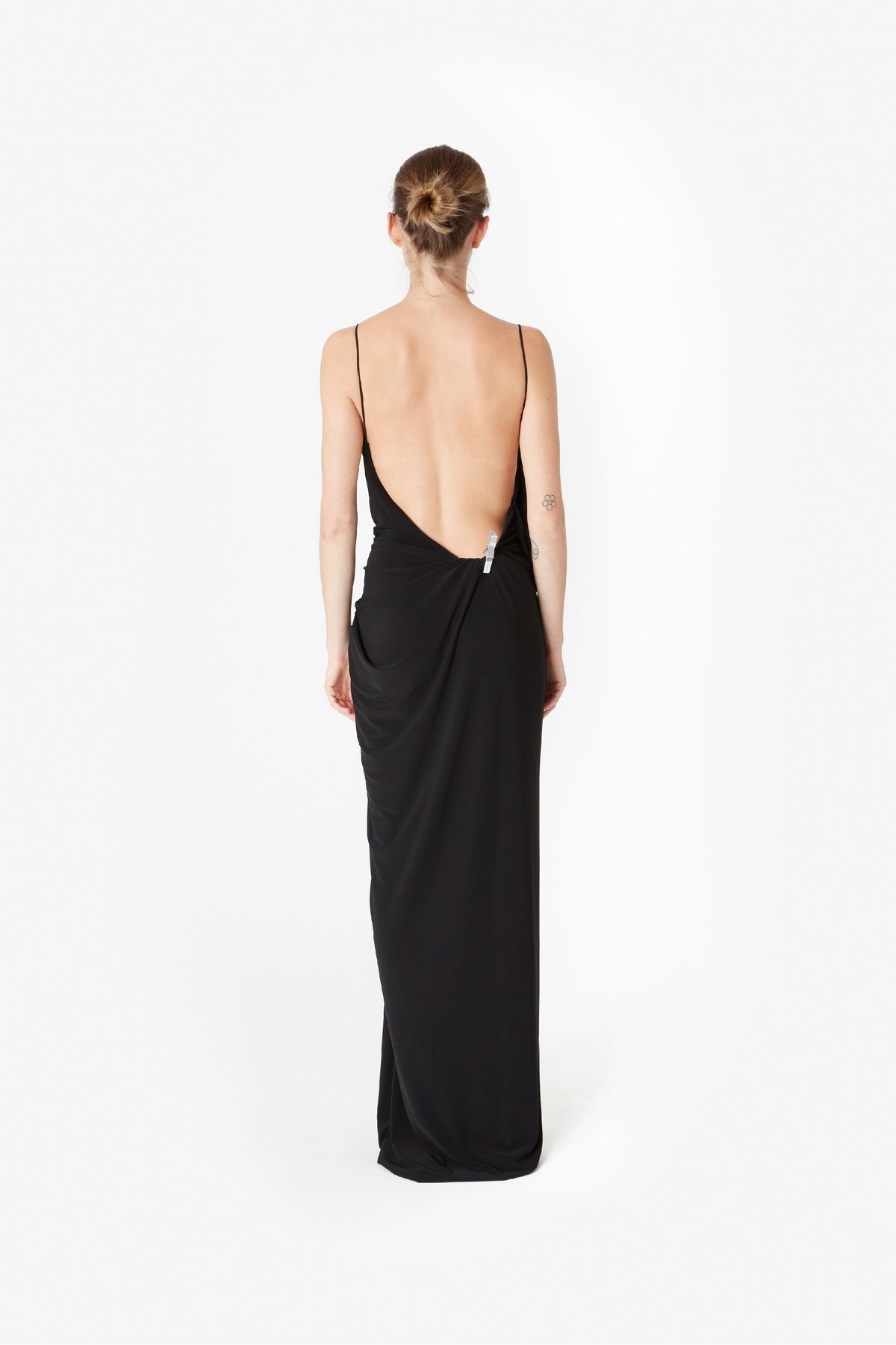 DRAPED WASHING CLIP GALA DRESS