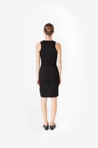 WASHING CLIP RIB DRESS