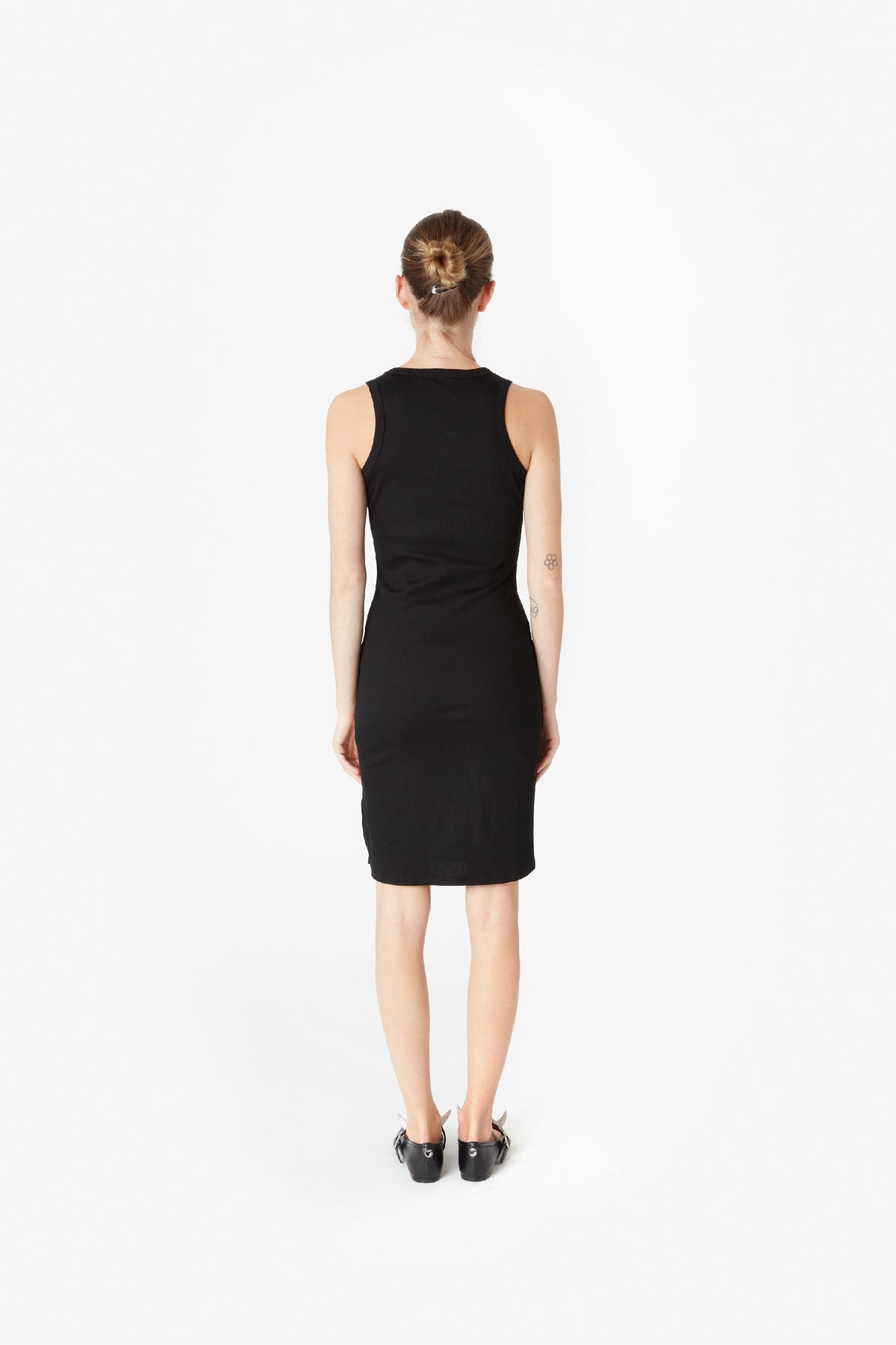 WASHING CLIP RIB DRESS
