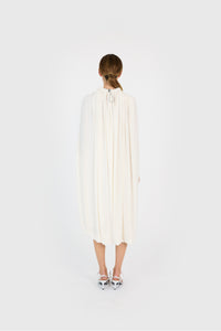 DRAPED SMOCK DRESS