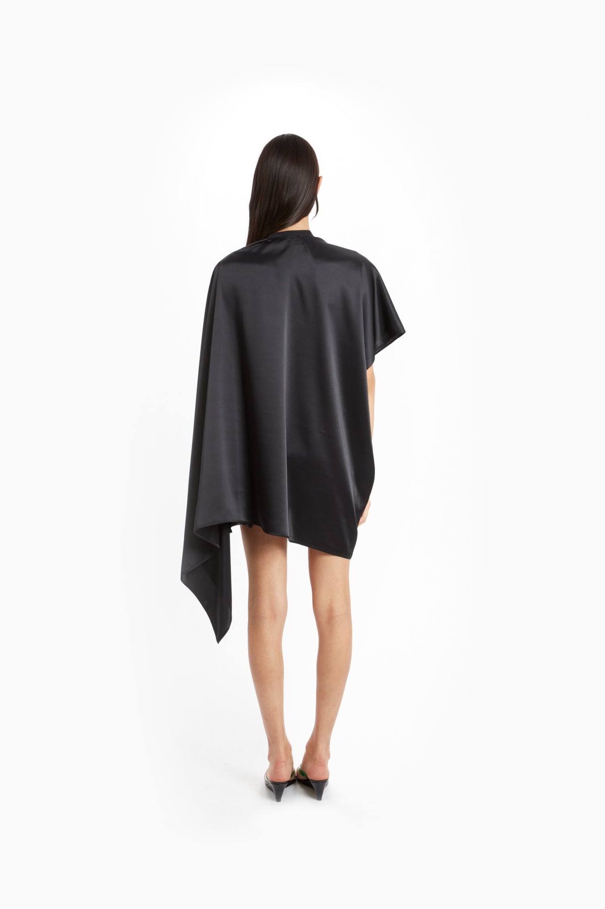 ZERO WASTE DRAPED DRESS