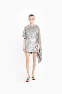 ZERO WASTE DRAPED DRESS