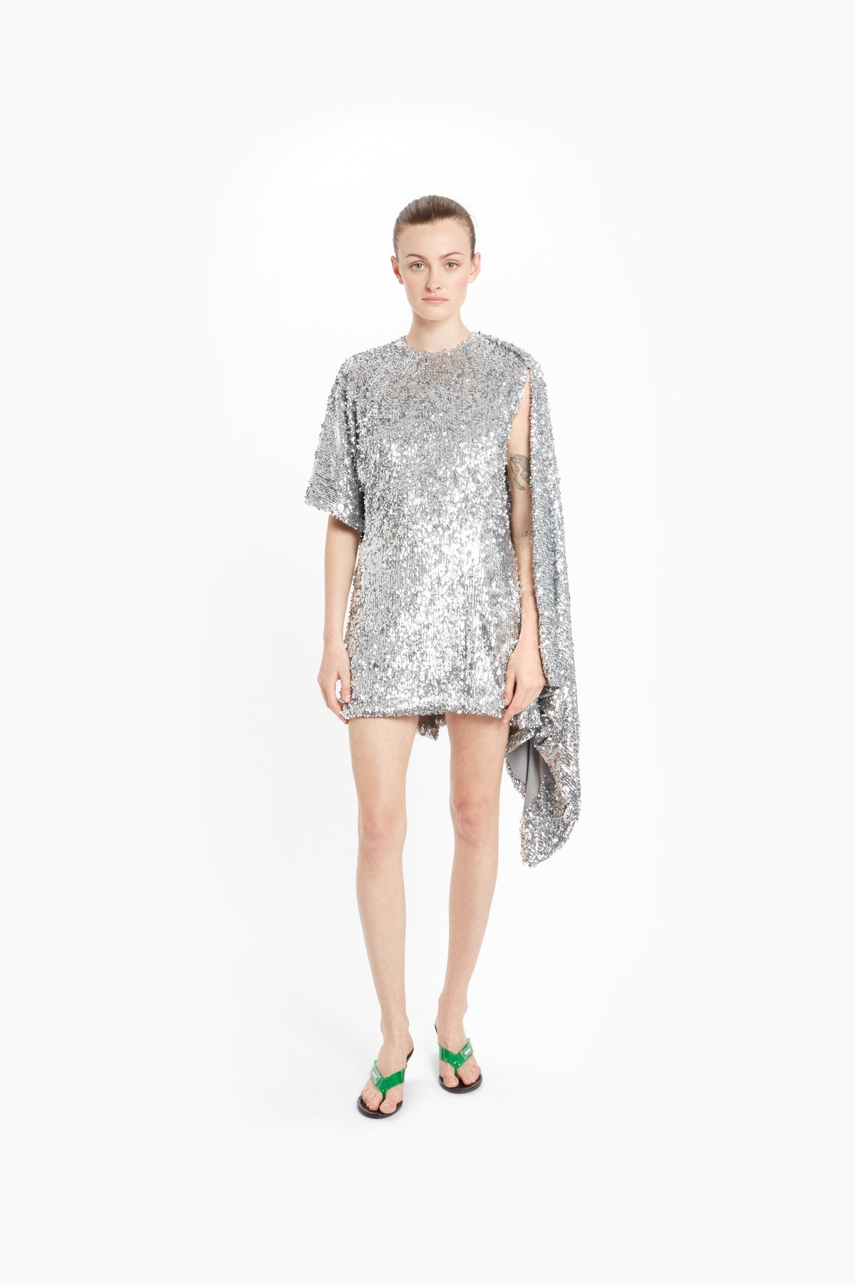ZERO WASTE DRAPED DRESS