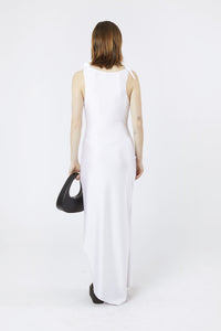 ASYMMETRIC FLOWER GOWN