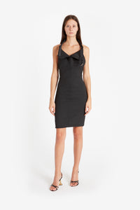 BELT HALTER NECK DRESS