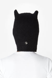 KNITTED HORN BEANIE
