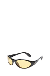 Cycling Sunglasses - Black & Yellow